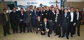Group photo at the distributor event 2009, back at the Hartridge building