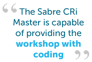 The sabre is capable of coding