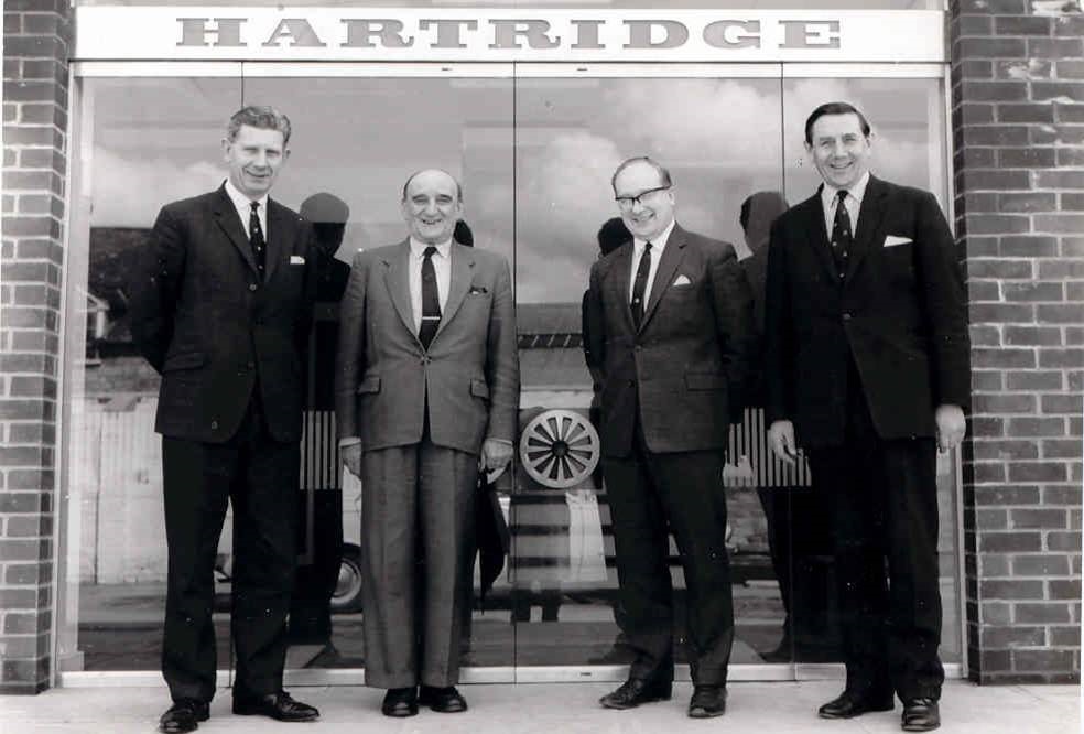 directors in front of hartridge building