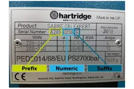 serial plate to register extended warranty