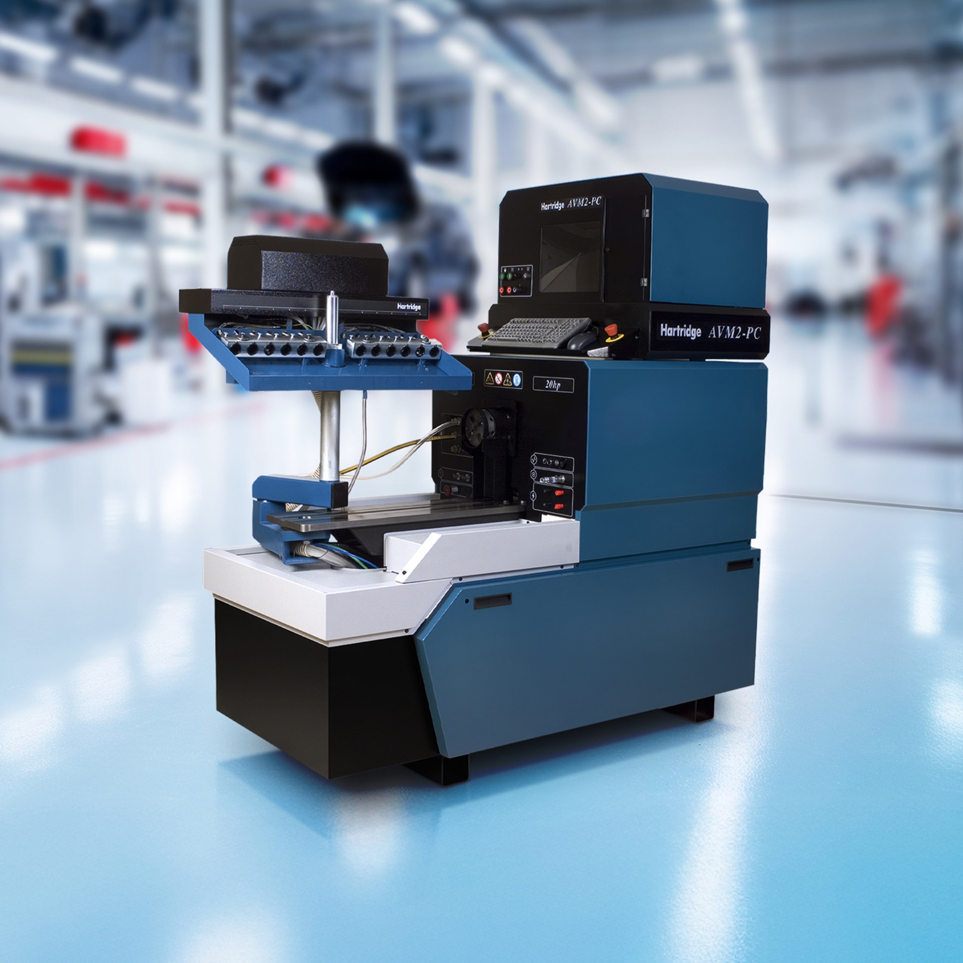 avm2-pc diesel fuel injection pump test bench in warehouse