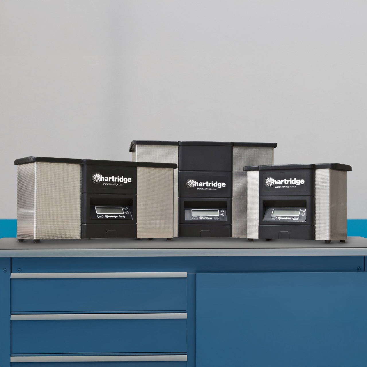 Hartridge microdiesel ultrasonic tank product range for injector cleaning