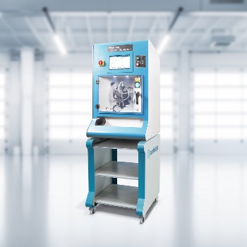 Front facing Hartridge common rail injector master test bench in white room