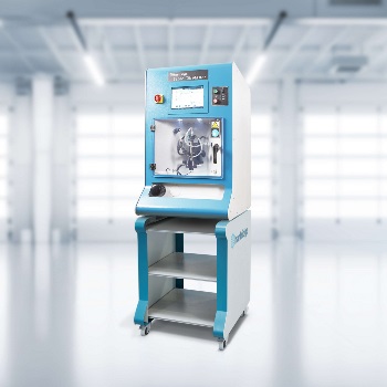 Front facing Hartridge common rail injector master test bench in white room